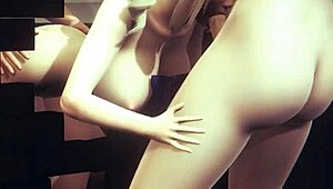 겐신 임팩트 헨타이 바바라 후타나리 하드섹스