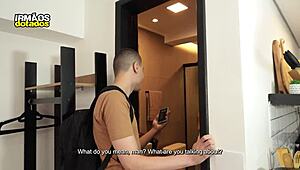 ¡Le di una follada salvaje al culo de mi hijastro!