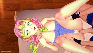 Quitting the Towel Off Mitsuri Kanroji to Get Inside Her - Anime Hentai Lust in 3D Action!