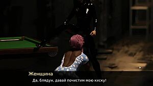 Jogabilidade Completa - Red Sakura Mansion 2 Parte 5 com Foda de Tetões Grandes e Gozada no Banheiro