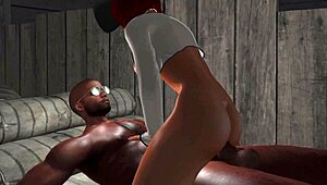 Wow totaal doorgedraaid! Debi Whitfield en Marcus Strong in wilde hentai actie