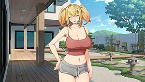 Summer Clover Harem Hentai Game Ep 11 Sesi BDSM Dan Footjob!