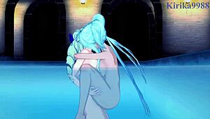 와, 생제르맹과 칼리오스트로가 야생 레즈비언 후타나리 헨타이 섹스에 빠져!