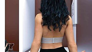 Anna的激动亲热SE2 - 在54集阳台上走秀