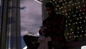 よ、この白人スラットが部屋に忍び込んでセカンドライフで激しくバン