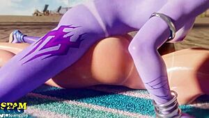 Overwatch kompilation bringer vild anime hentai action til live