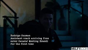 Hur hanterar kåta MILF Brandi Love två enorma BBC som spit-roastar henne?