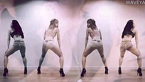 Buffet de salopes Kpop livre une double pénétration hardcore dans un PMV sauvage