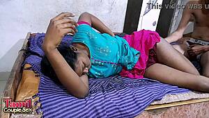 Todellinen intialainen kotivideo tyttöystäväni kanssa - tamil-tyyliin