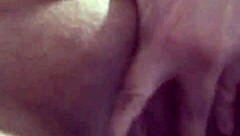 woman alone plays with her toy