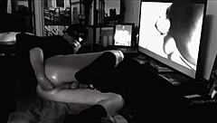 Fisting my ass in the dark shadows tonight