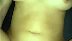 Teen brunette gets anal creampie in front of window with friend