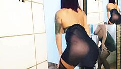 watch this hot girl dancing naked with her big tits and ass bouncing