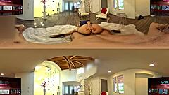 you ready for this blonde milf to show you the way with her big tits and ass in vr360?