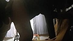 Angelg and Kuzz engage in passionate pussy sucking on a chair in this intimate scene