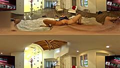 you ready for this blonde milf to show you the way with her big tits and ass in vr360?