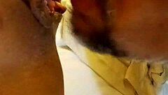 Amateurs FUCK pussy in hotel room, licking tits and bending over