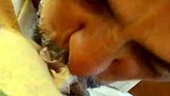 Amateurs FUCK pussy in hotel room, licking tits and bending over