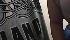 a teen eagerly swallows a fat big black cock