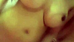 admiring perky tits up close