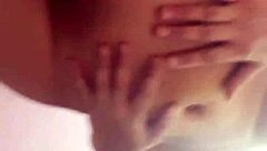 admiring perky tits up close