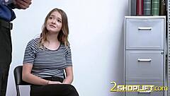 Teen thief caught stealing takes rough pounding from behind