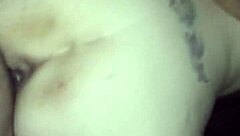 thick white girl bends over for big black cock doggystyle 😈