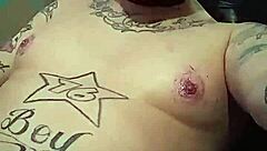 why does shemale slut natalie sin play with her feet alone?