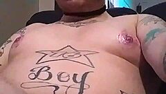 why does shemale slut natalie sin play with her feet alone?