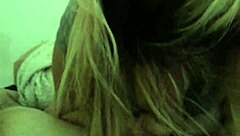 Young Latina Sucks Huge White Cock