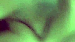 Amateurs bathing in shower bent over.