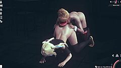 Beautiful girl massage for gay relaxation