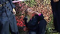 CLAUDIA ADAMS IN HOT GROUP SEX WITH 2 EUROPEAN SLUTS AND HARD COCKS