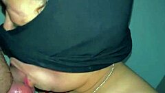 Enmascarada sucks cock to creampie her pussy