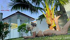 I gave myself to neighbor's man in garden