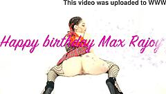 Latina Mrs015 Gives Max Rajoy Birthday Blowjob With Big Black Cock