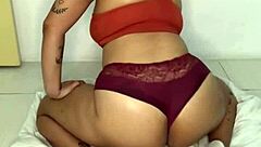 watch her ride that dildo until she cums hard?