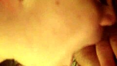 Complete mouth interaction with mature amateurs