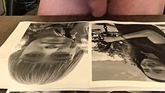 skinny mature teen masturbates shaved pussy, gets cumshot close up