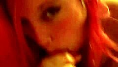 she's sucking his cock to extract every drop?