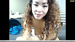 Pussy licking on cam turns into a wild lesbian adventure with cute Asian girls diving deep with tongues.