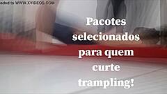 Intense Trampling Fetish Performer Unleashes Exotic BDSM Fantasies