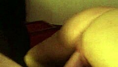 homemade amateur slut ex-gf rides big cock in thigh high heels, bending over for more.