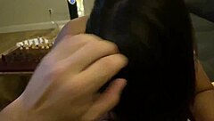 Lilly eagerly gobbles cock with pierced nipples on display