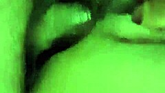 At the party, she eats a little pussy