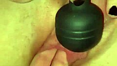 this milf fingers her wet pussy until she splashes everywhere