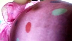 Enjoying a munchie snack at home