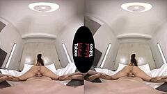 want to taste her shaved pussy in virtual taboo pov?