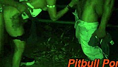 Brazilian amateurs indulge in wild street orgy with friend's wife in Urca Rio de Janeiro