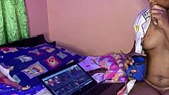 Fuck me if you can, ebony babe with wet pussy gets fingered